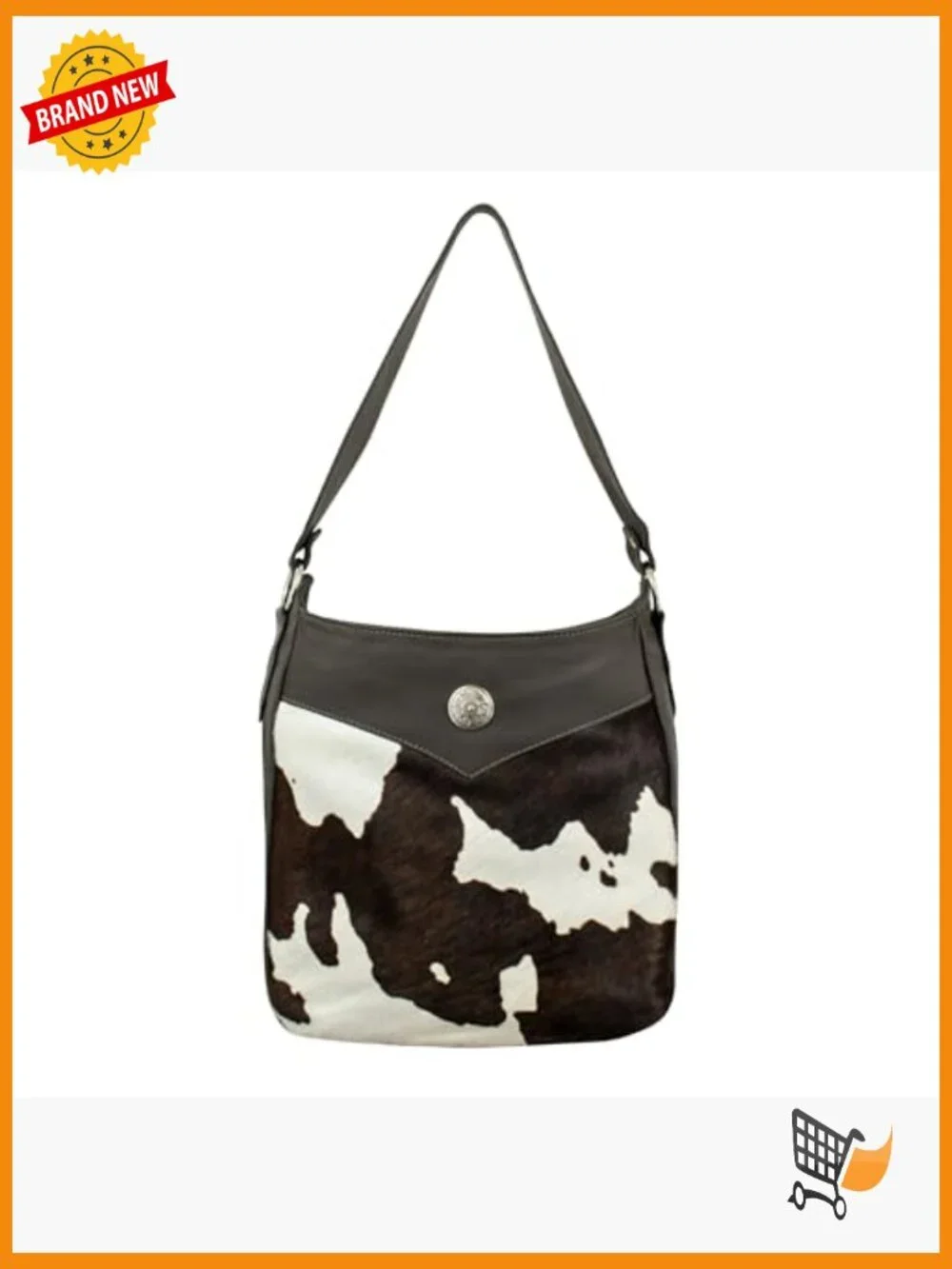 Western Hobo Bag with Conceal Carry Pocket - Leather Shoulder Bag